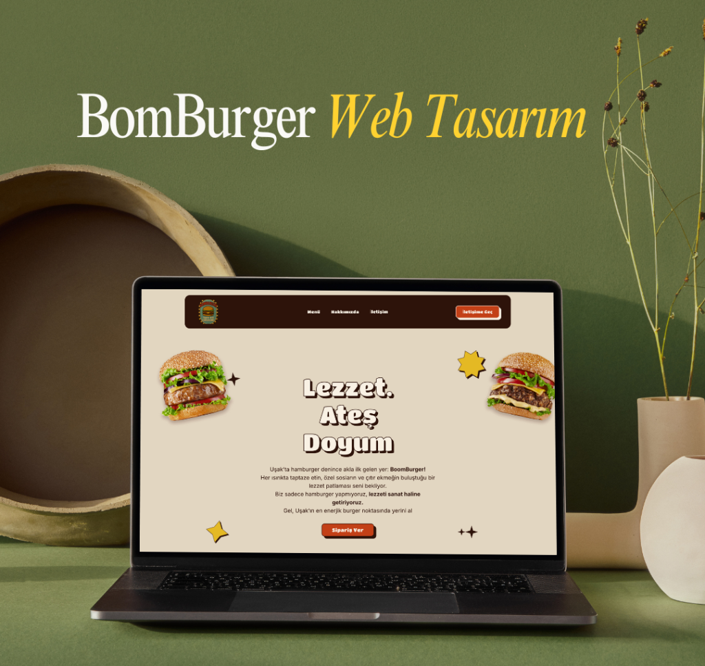 Burger Restoran Web Tasarımı
